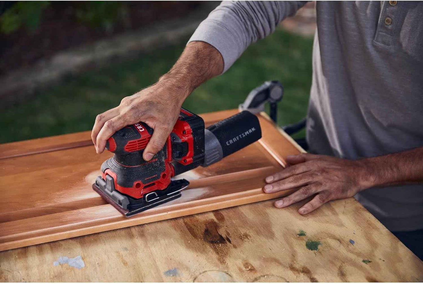 CRAFTSMAN V20 Cordless 1/4 Sheet Sander - 9,000-12,000 OPM Bare Tool (CMCW222B)