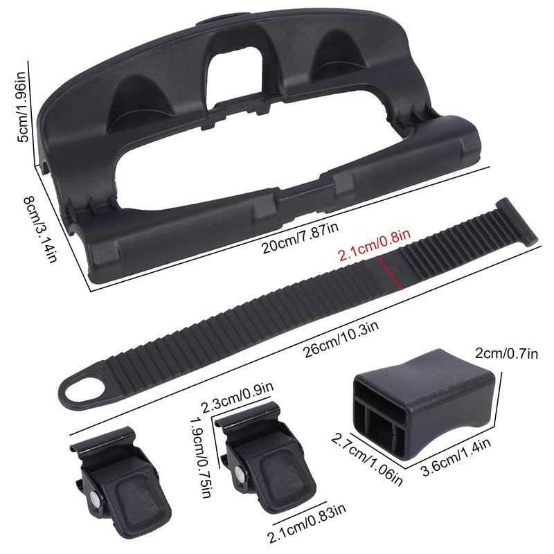 Roof Rack Bike Wheel Adapter Outride 591 Wheel Holder, OEM Rubber Strap Accessory Kit, Compatible with ProRide/Thule 591 561 34358 34368 51231