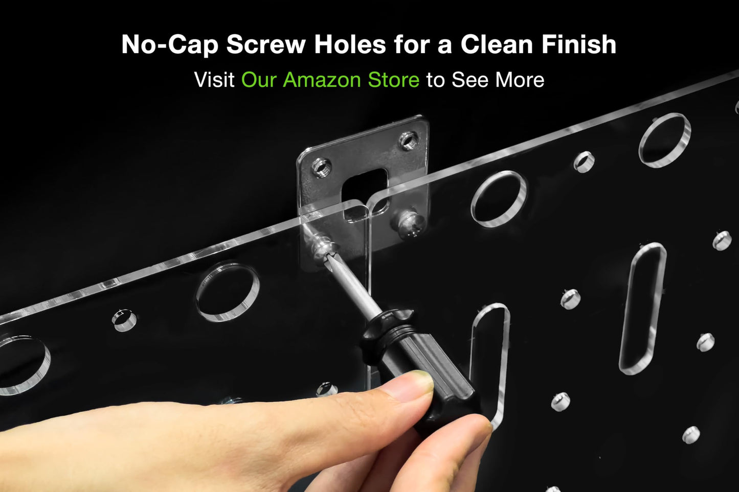 GuineaLoft™ F4 Bracket Set - 4-Hole Flat Bracket Set w/ 4 Brackets and 16 Screws - Guinea Loft Exclusive