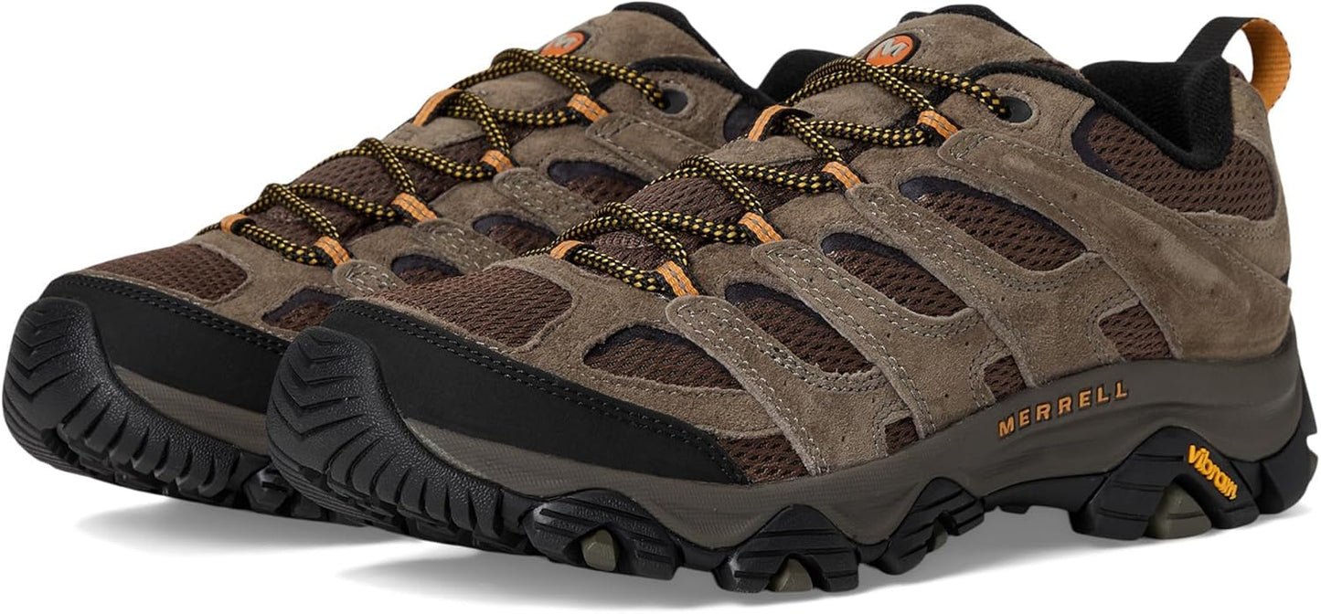 Merrell Men's Moab 3 Hiking Shoe - Durable Comfort for All-Terrain Adventures | Size 10, Black