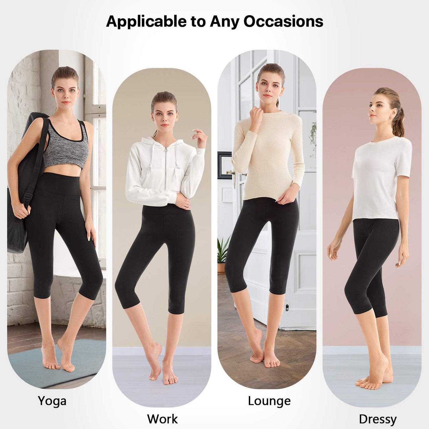 SINOPHANT High Waisted Leggings - Buttery Soft Full Length Yoga Pants for Women | Perfect for Workouts
