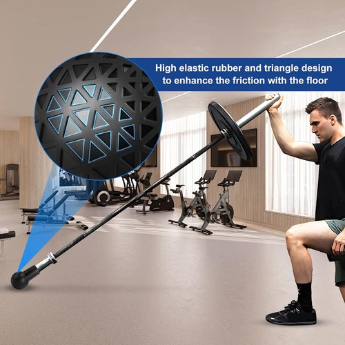 Landmine Attachment for Barbell - Durable Rubber Fits 2-Inch Bars | Ideal for T-Bar Rows & Home Gym Workouts