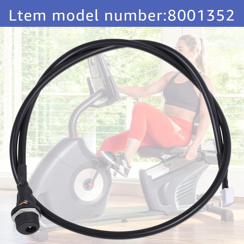 SigeIy Connector Input Cable,Compatible with Nautilus Schwinn Exercise Bikes, Replace 8001352