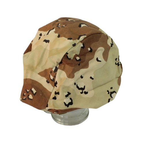 Genuine Military Issue Helmet Cover for PASGT, MICH, & Fritz Combat Helmets (6-Color Desert Camo, Medium/Large)