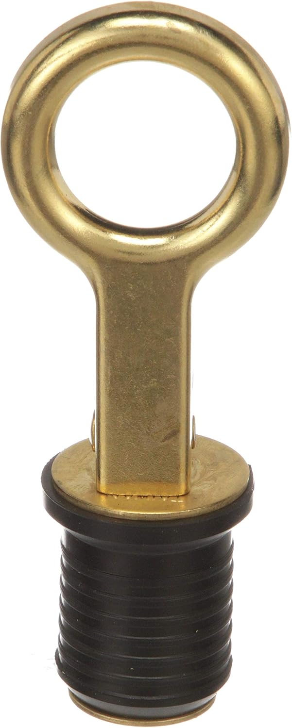 Attwood Snap-Handle Drain Plug - Durable Design for Easy Use | Perfect for Boats and Watercraft
