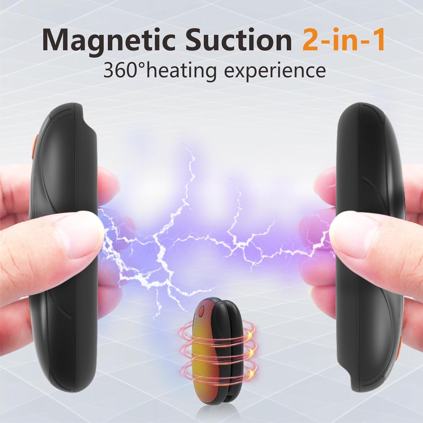 Skiennix Rechargeable Hand Warmers - 14000mAh Quick Charge Portable Heater | Perfect for Winter Outdoors