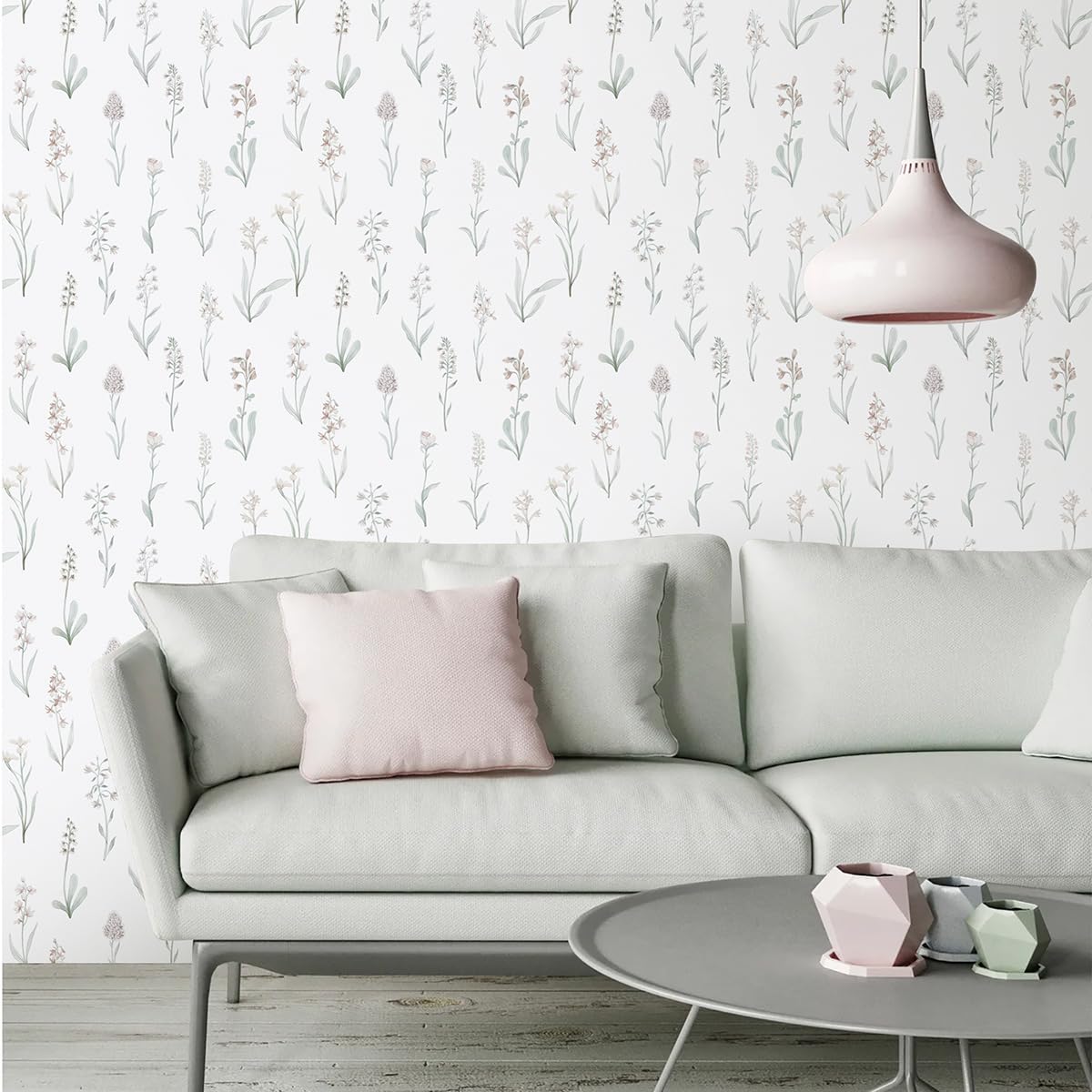 Wudnaye Beige Peel and Stick Wallpaper Floral Contact Paper 16.9in×118.1in Neutral Beige Contact Paper Cream Floral Wallpaper Self Adhesive Waterproof for Bathroom Bedroom Nursery Decor Walls Vinyl