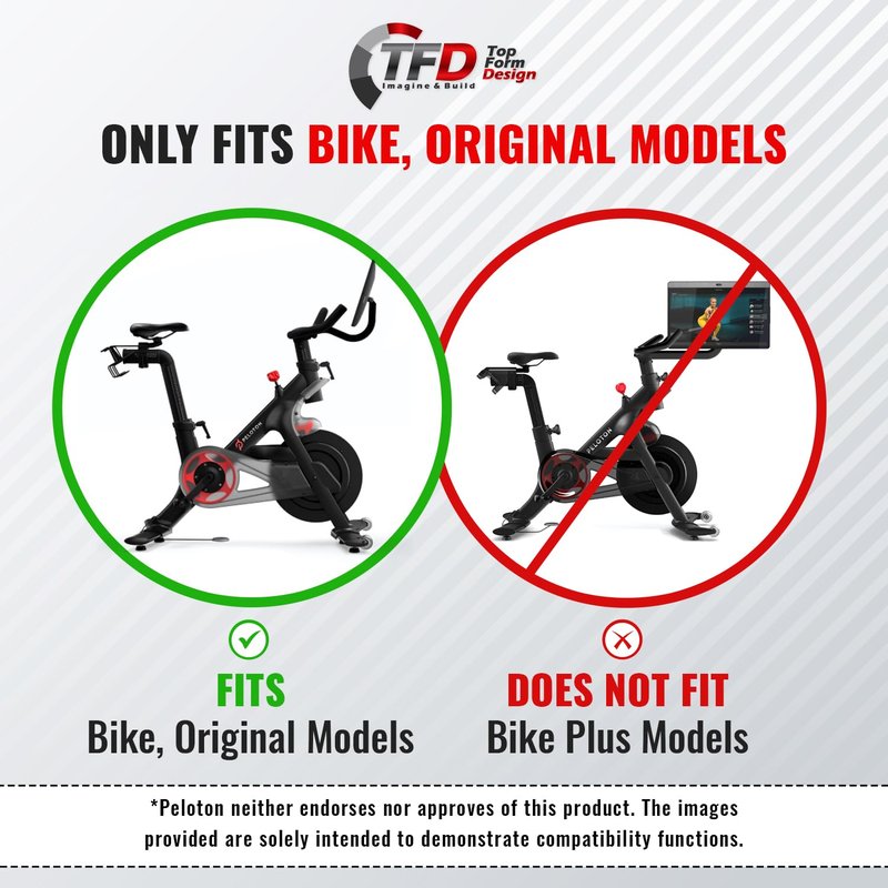TFD Sidewinder | Compatible with Peloton Bike (Original GEN 3 ONLY) | Laptop Desk Tray - Premium Holder for Laptop, Tablet, Phone, Books & More - The Ultimate Peloton Accessories (Sidewinder Tray)