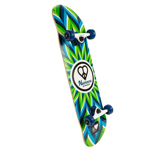 The Heart Supply Pro Complete Skateboard 31.5" x 8.25" Heimana Reynolds 7-Ply Maple Blend Construction Full concave, 53mm Wheels, Max Weight 220lbs