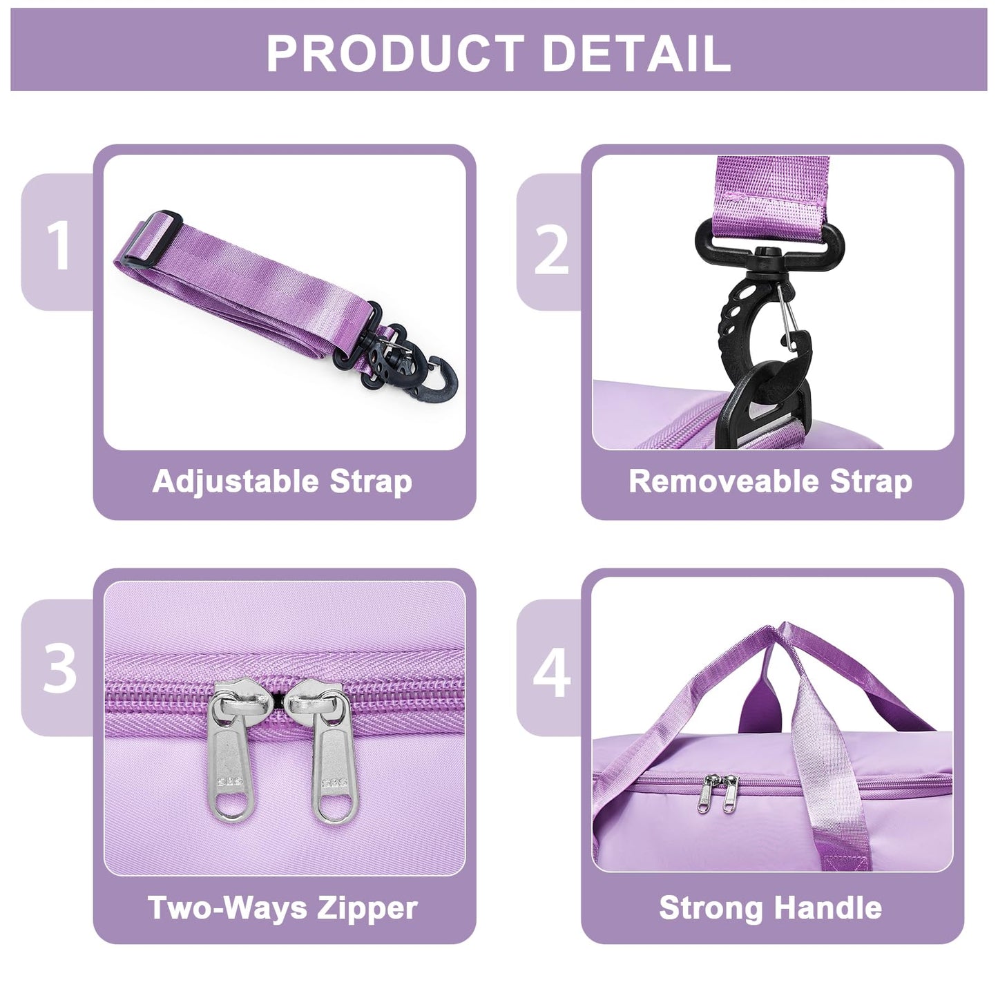 Large Travel Duffle Bag, Carry On Weekender Bag with Shoe Compartment, Gym Tote Overnight Bags for Women for Travel with Toiletry Bag