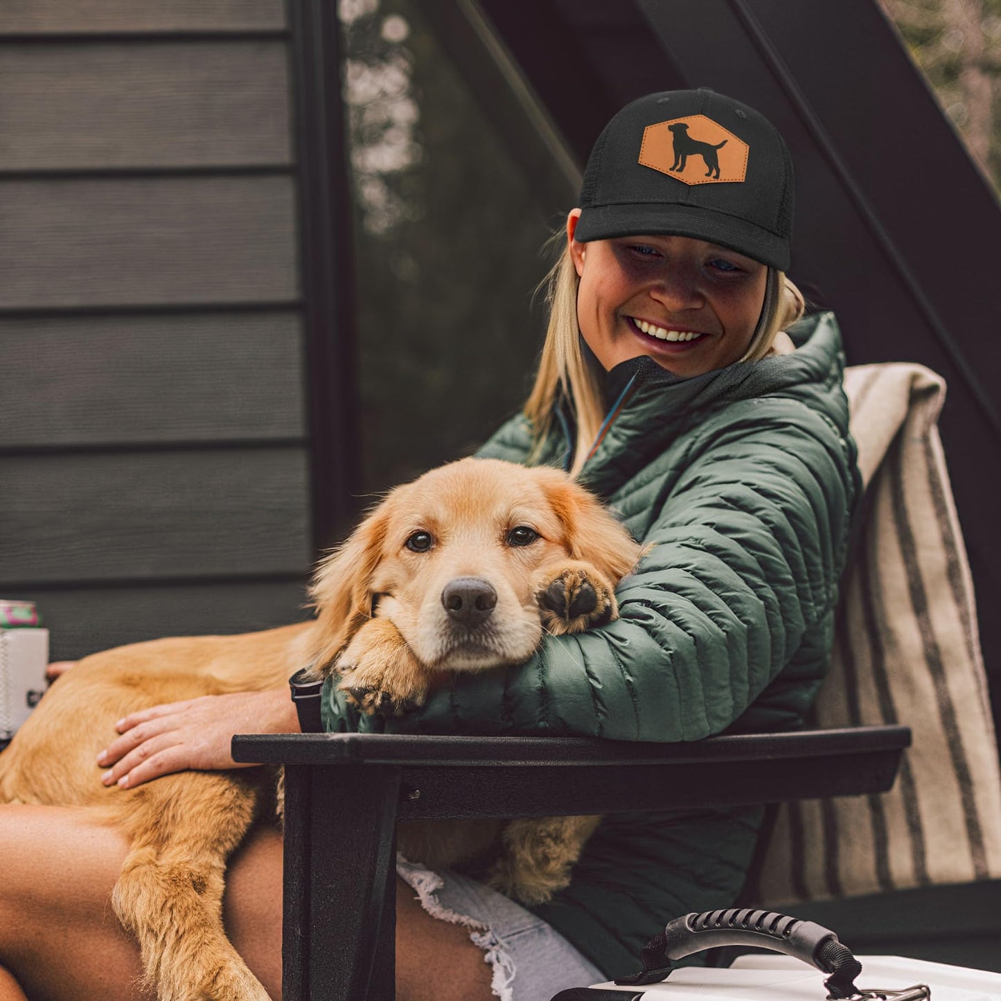 Lussues Nee Labrador Baseball Cap for Dog Lovers,Adjustable Baseball Hats for Men Women Black
