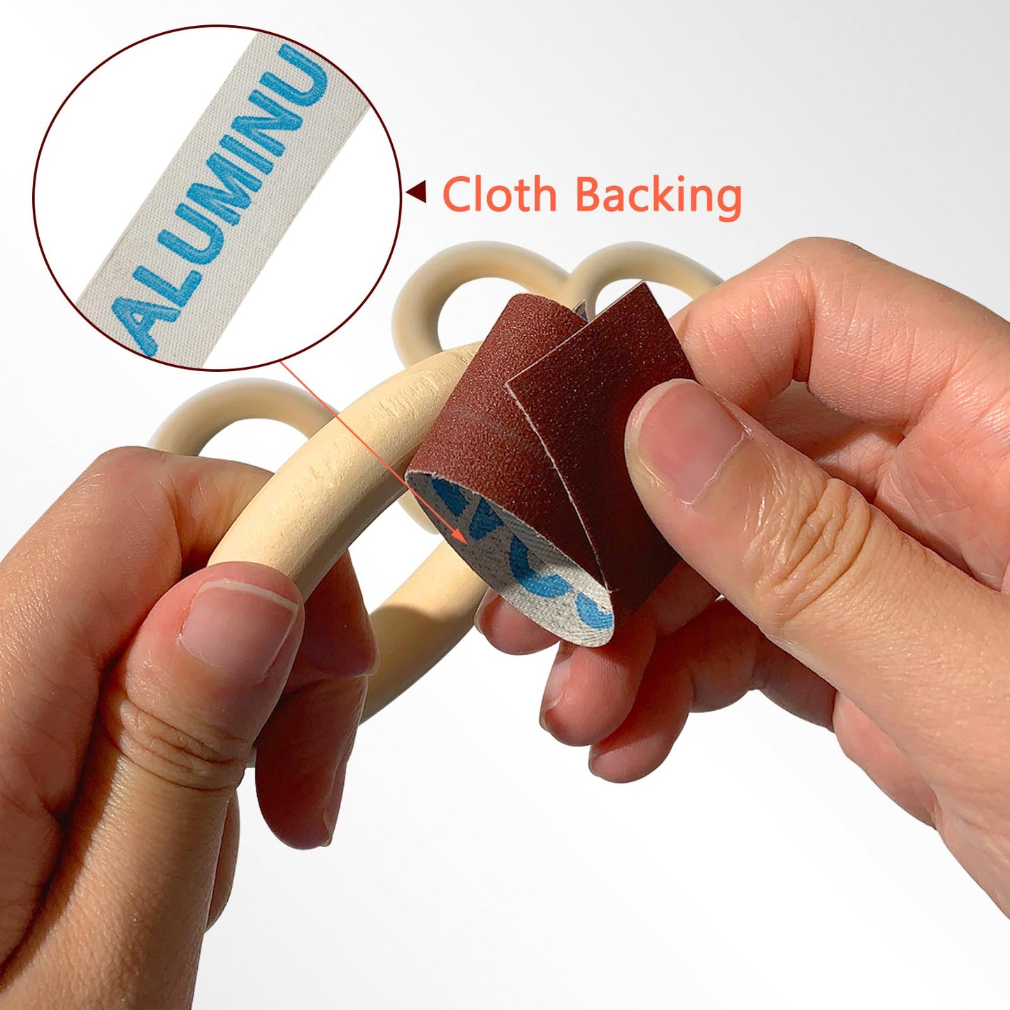 4 PCS Emery Cloth Roll, Sand Paper Assortment Pack Sandpaper 4 Grits Assorted for Wood Metal Sanding, Wet Dry Sandpaper 150/240/320/400 Grit