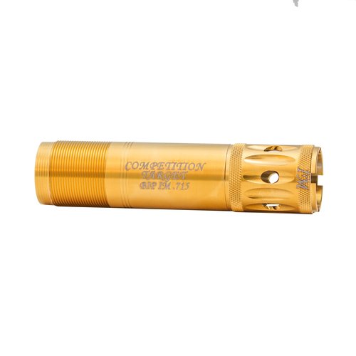 Carlson's Choke Tubes 12 Gauge for Browning Invector Plus [ Improved Modified | 0.715 Diameter ] Stainless Steel | Gold Competition Target Ported Sporting Clays Choke Tube | Made in USA