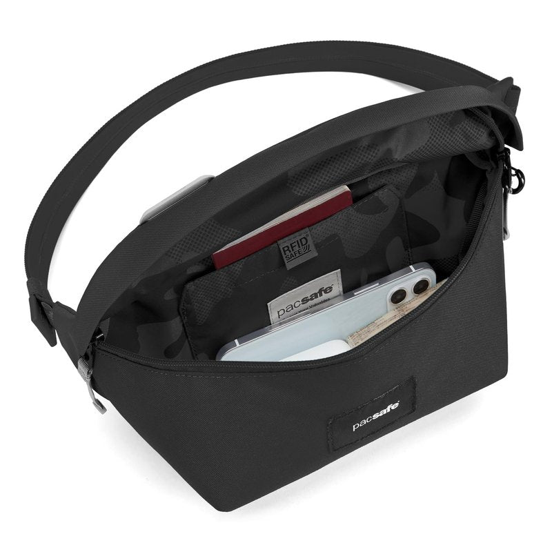 Pacsafe Go Anti Theft Sling Pack, Jet Black
