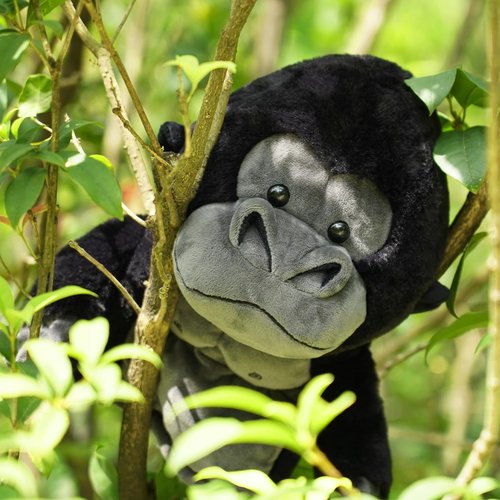Driver Headcover Funny Golf Headcover Animal Golf Club Head Covers Gorilla Design Black Plush Golfing Gifts for Men Women Golfer Fits up to 460CC Driver Head