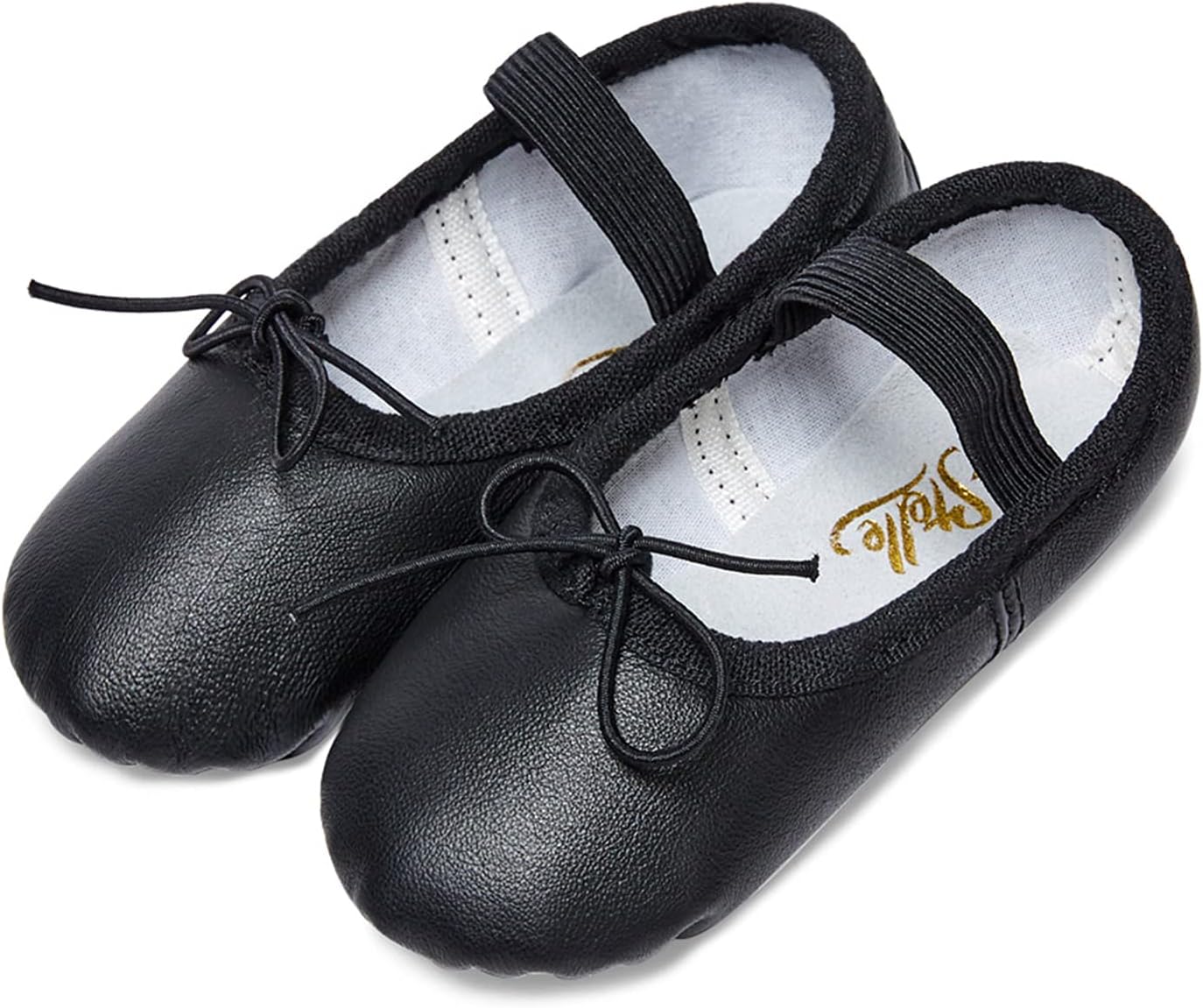 Stelle Ballet Shoes for Girls - Genuine Leather Dance Slippers for Toddlers & Kids