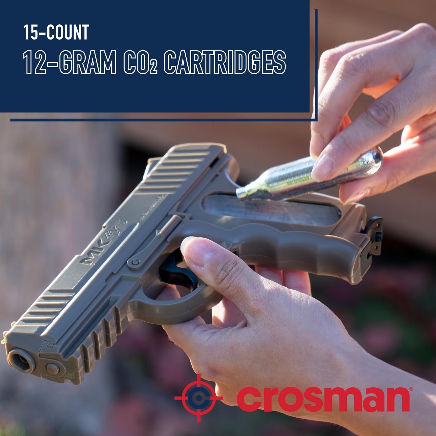 Crosman Powerlet CO2 Cartridges for Air Rifles, Air Pistols & Paintball - Snug Fit, Leak-Free Seal, Durable Metal Construction - Made in USA, Multi-Pack Options.