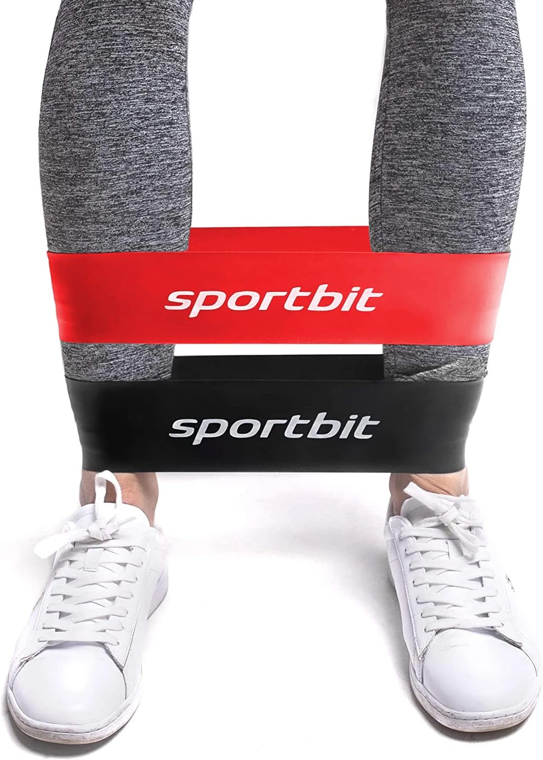 SPORTBIT Exercise Resistance Bands - Versatile Set of 5 for Strength Training & Flexibility
