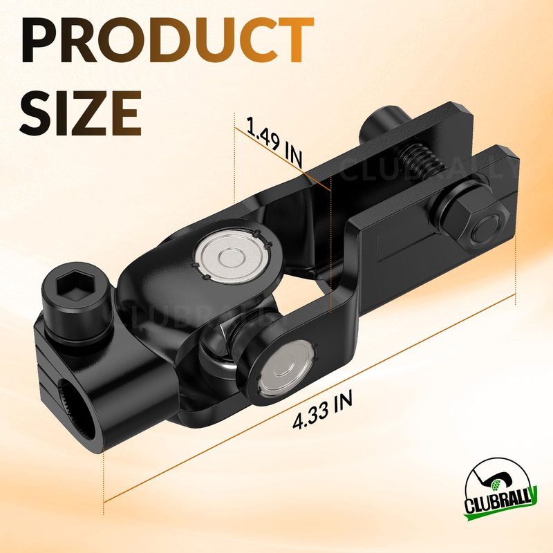CLUBRALLY EZGO Steering Yoke Fits for 2008-UP EZGO RXV Gas & Electric Golf Cart, OEM#604613