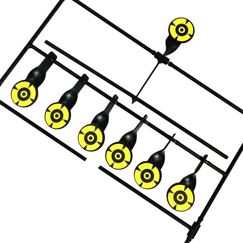 Atflbox Airgun Pellet BB Gun Targets - 6 Durable Steel Targets for .177 Caliber Shooting