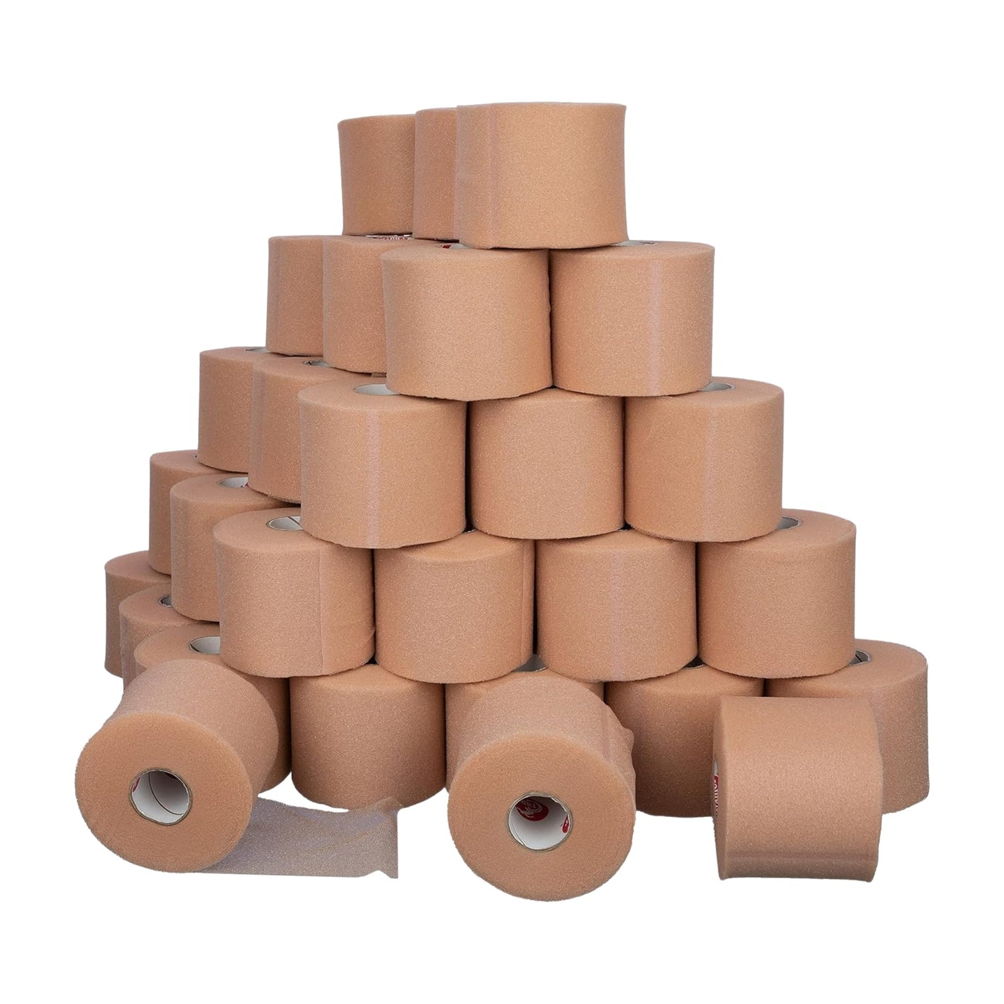 Cramer Tape Underwrap, Bulk Case of 48 Rolls of PreWrap for Athletic Taping, Hair Tie, Headband, Patellar Support, Athletic Tape Supplies, 2.75 X 30 Yard Beige