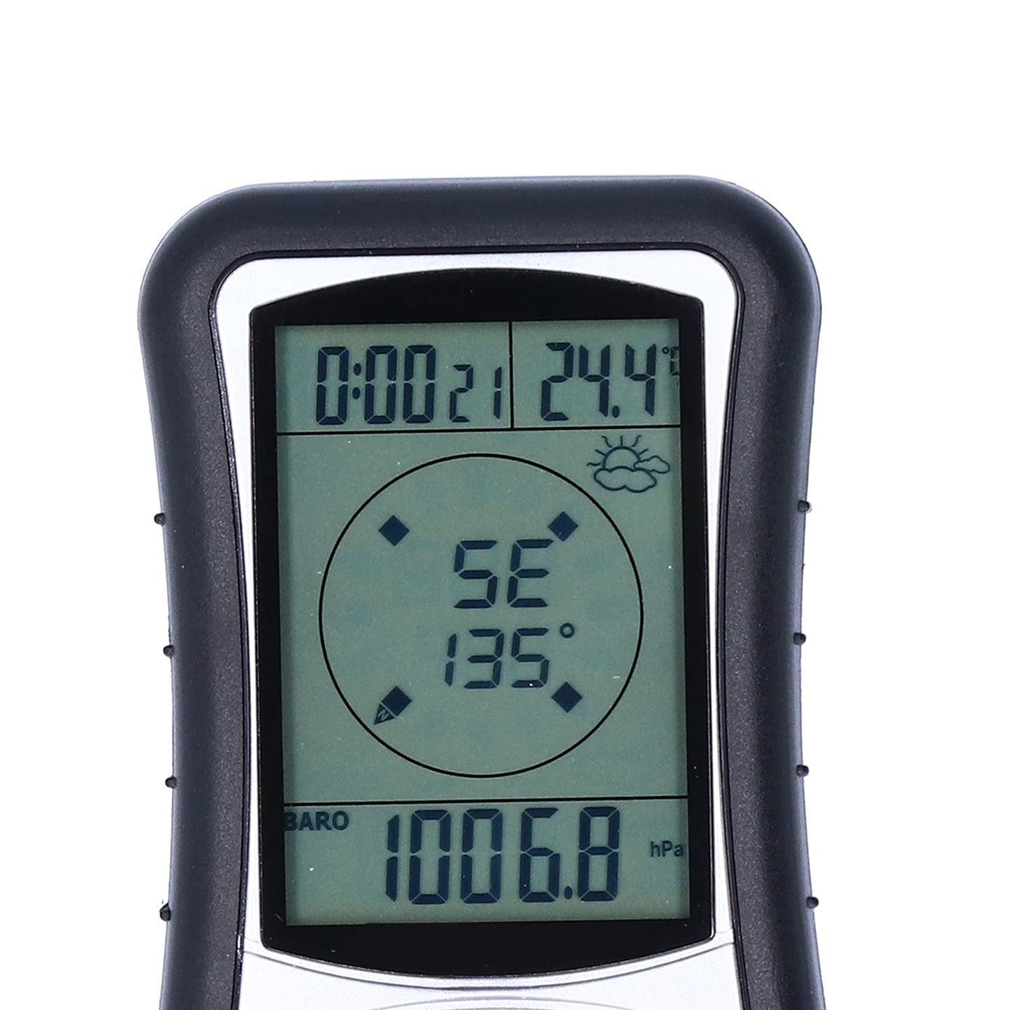 Digital Altimeter, Multifunction Outdoor Sports Device with Barometer Thermometer Compass for Hiking Climbing Mountaineering