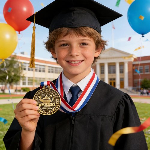 GOLDGE 36 Pcs Bronze Winner Medals - 2'' Awards with Neck Ribbons for Academic Competitions & Graduations