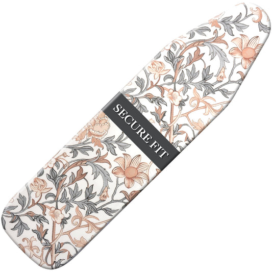 veiox Thick Padded Ironing Board Cover and Pad – Extra Soft & Heatproof Surface – Reflective Heat Technology, Heavy-Duty Fabric – Fits Standard Sizes (15″X54″)