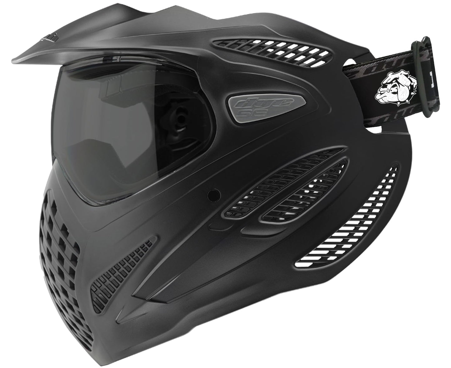 Maddog Dye SE Special Edition Paintball Mask Goggle System | Replaceable SLS Thermal Dual-Pane Anti Fog Lens | Adjustable Full-Face Safety Certified Protection - Black with Smoke Lens