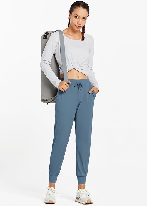 Libin Women's Athletic Joggers - Tapered Sweatpants with Pockets | Petite, Regular & Tall Sizes