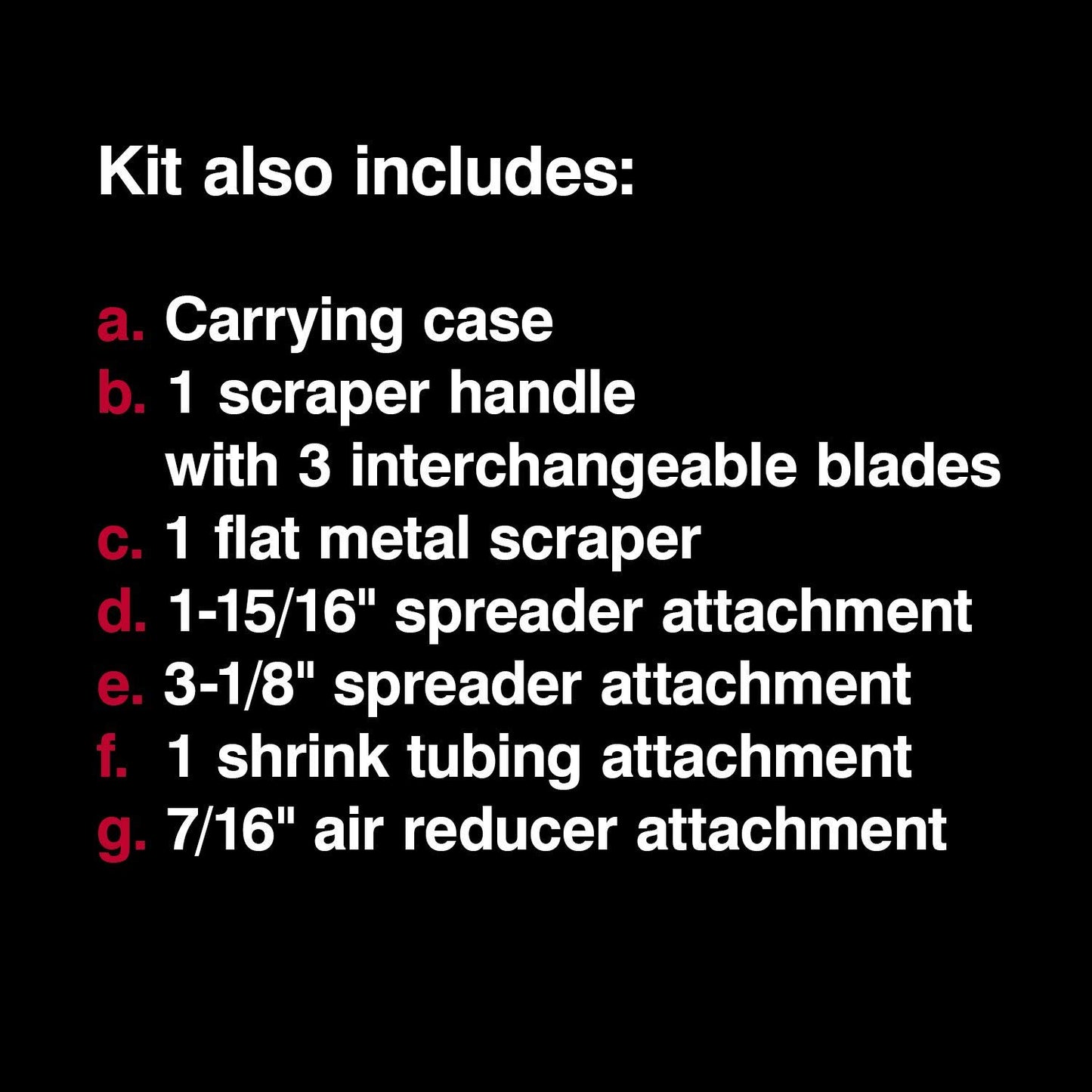 Master Appliance EC-200K Variable Temperature Heat Gun Kit, Heat Gun for Wire Connectors, Heat Gun Kit for Paint Stripping, 120V, 10 Amps, 1200W - USA Company