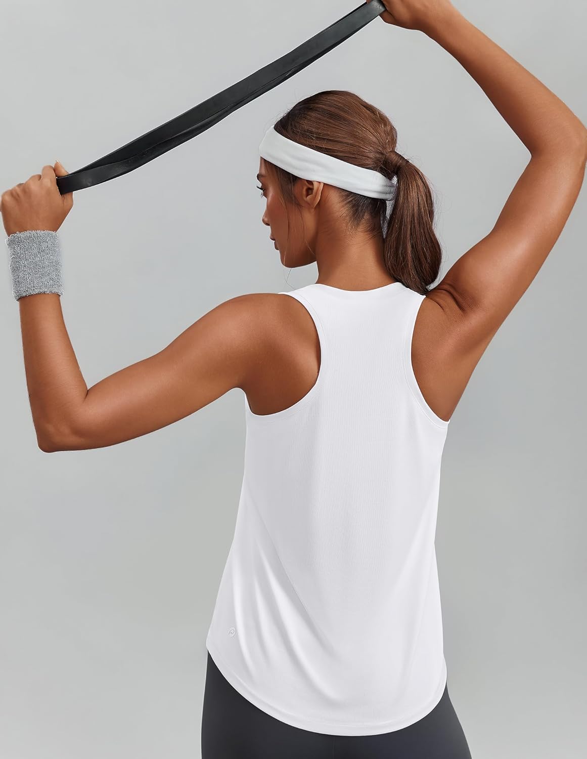 PINSPARK Soft Workout Tank Tops - UPF 50+ Quick Dry Racerback Athletic Shirts for Women | Ideal for Yoga & Gym