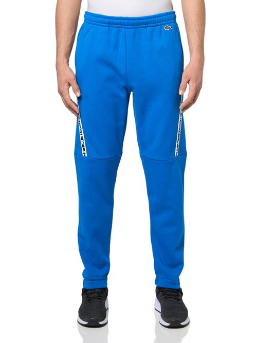 Lacoste Men's Printed Bands Trackpants, Marina, X-Large