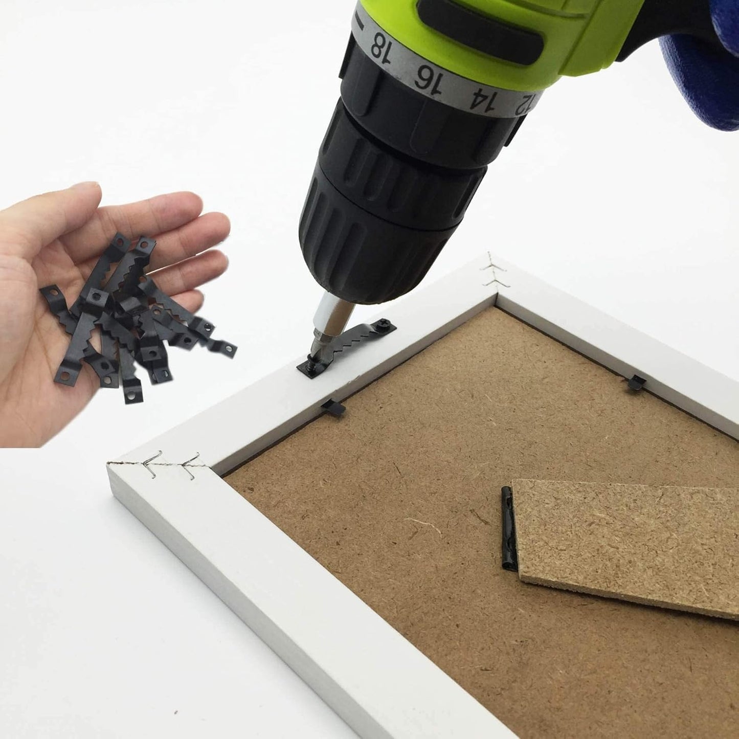 251 Pcs Picture Hanging Kit Heavy Duty Picture Hangers with Screws Black Picture Frame Mounting Hardware Picture Frame Hanging Kit Picture Hanging Hardware Tool for Frame Hanging