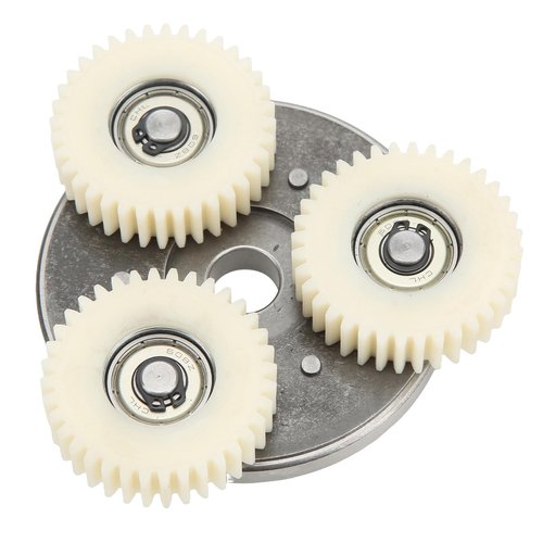Gear Clutch Kit, Durable 36T Nylon Gears with Bearings, Electric Motor Parts 3-Piece Set for 500W E-Bikes Scooters and Electric Vehicles