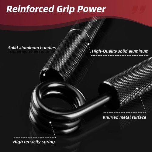 FAURIMMER Hand Grip Strengthener Set, 6-Pack 50LB to 300LB Hand Grips Finger Strengthener, Heavy-Duty Grip Strength Trainer with Protective Foam for Forearm Exercise, Hand Gripper, Hand Therapy, Ideal for Home Gym and Muscle Building