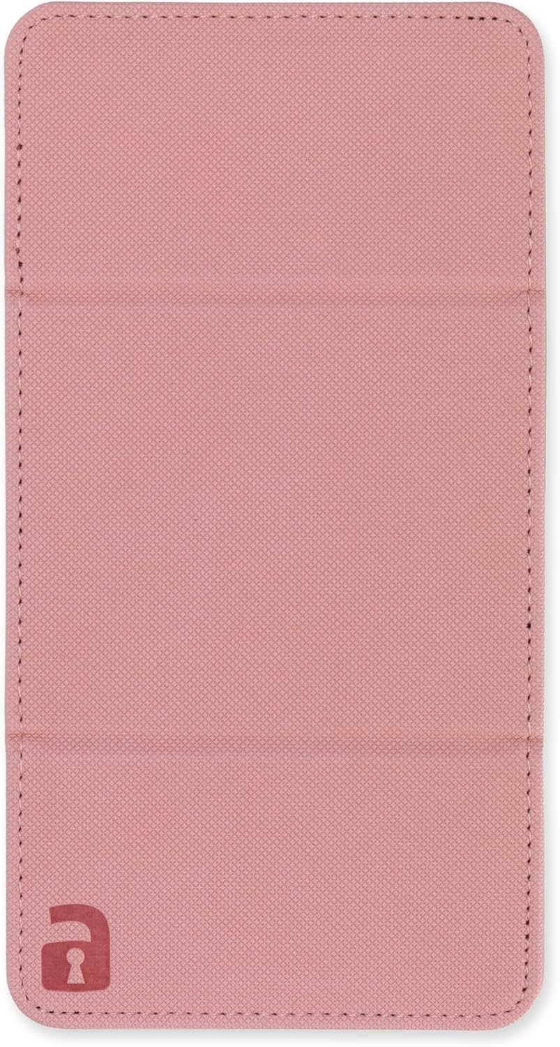 Vault X Trading Card Deck Box - Premium Exo-Tec Material, Holds 100+ Sleeved Cards | Detachable Magnetic Lid (Pink)