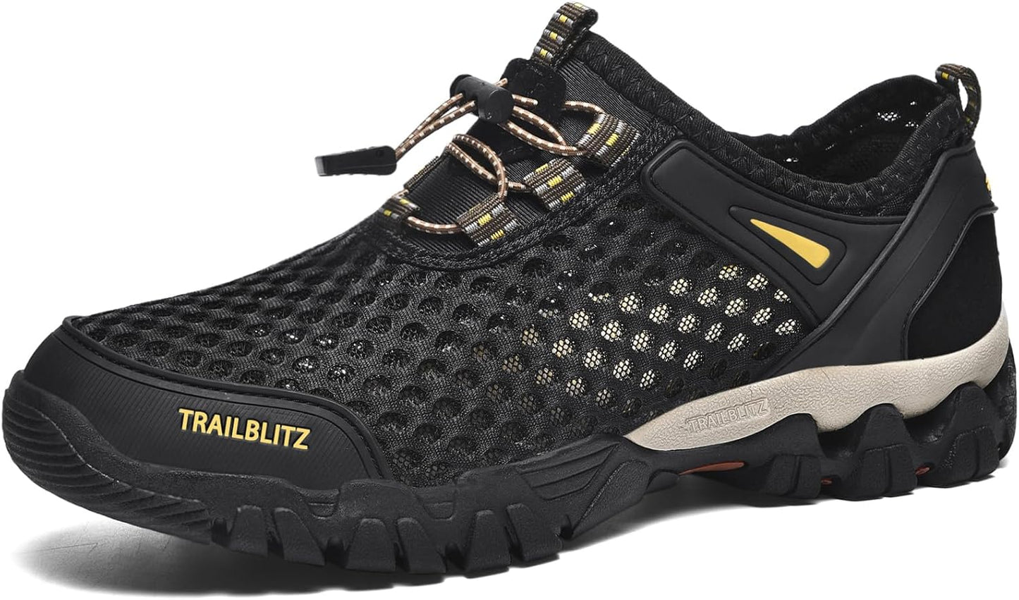 Skiennix Water Shoes - Quick Drying Aqua Footwear for Men | Ideal for Hiking, Fishing, and Beach Activities