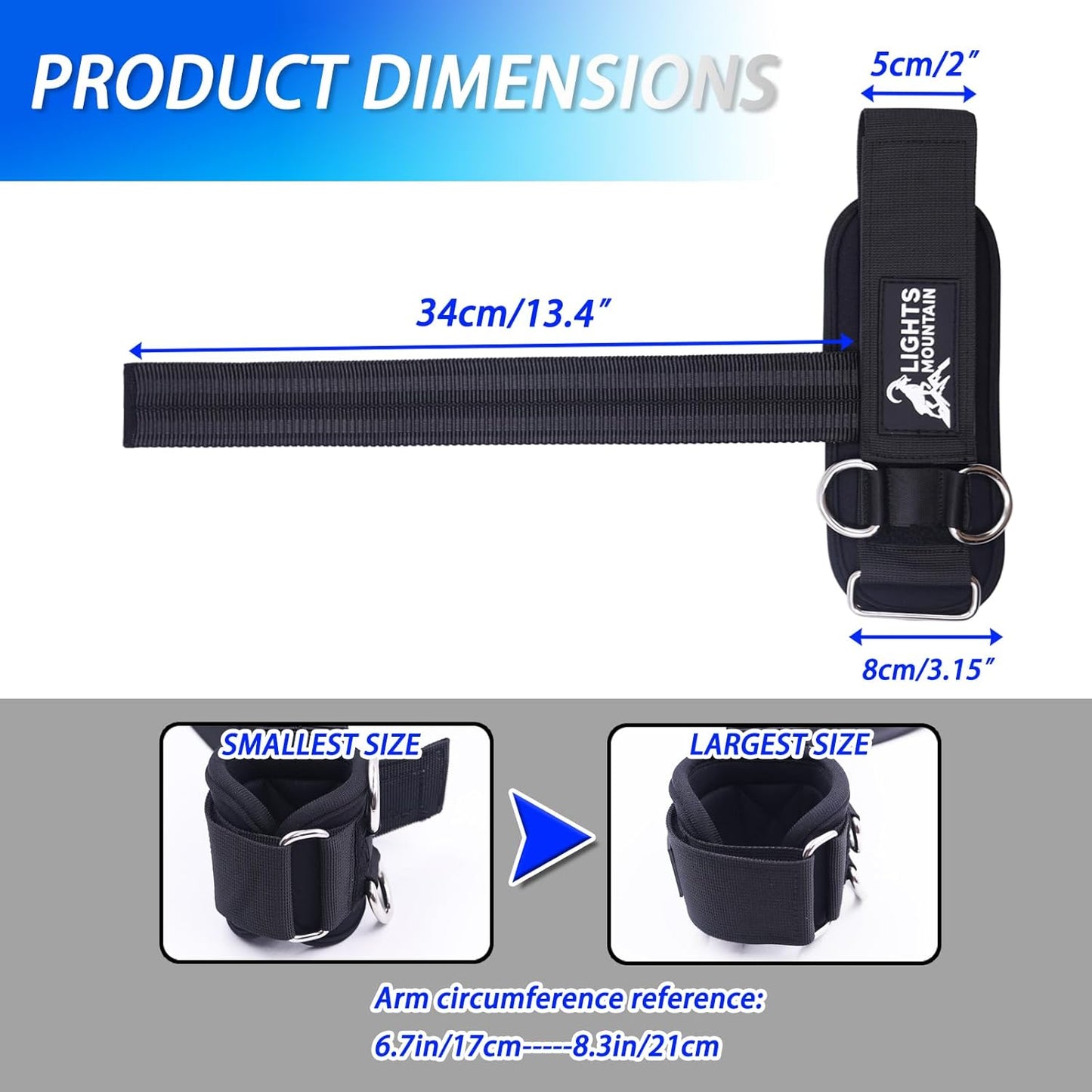 Skiennix Non-Slip Weightlifting Straps - Double D-Ring Wrist Cuffs for Deadlifts & Pull-Ups