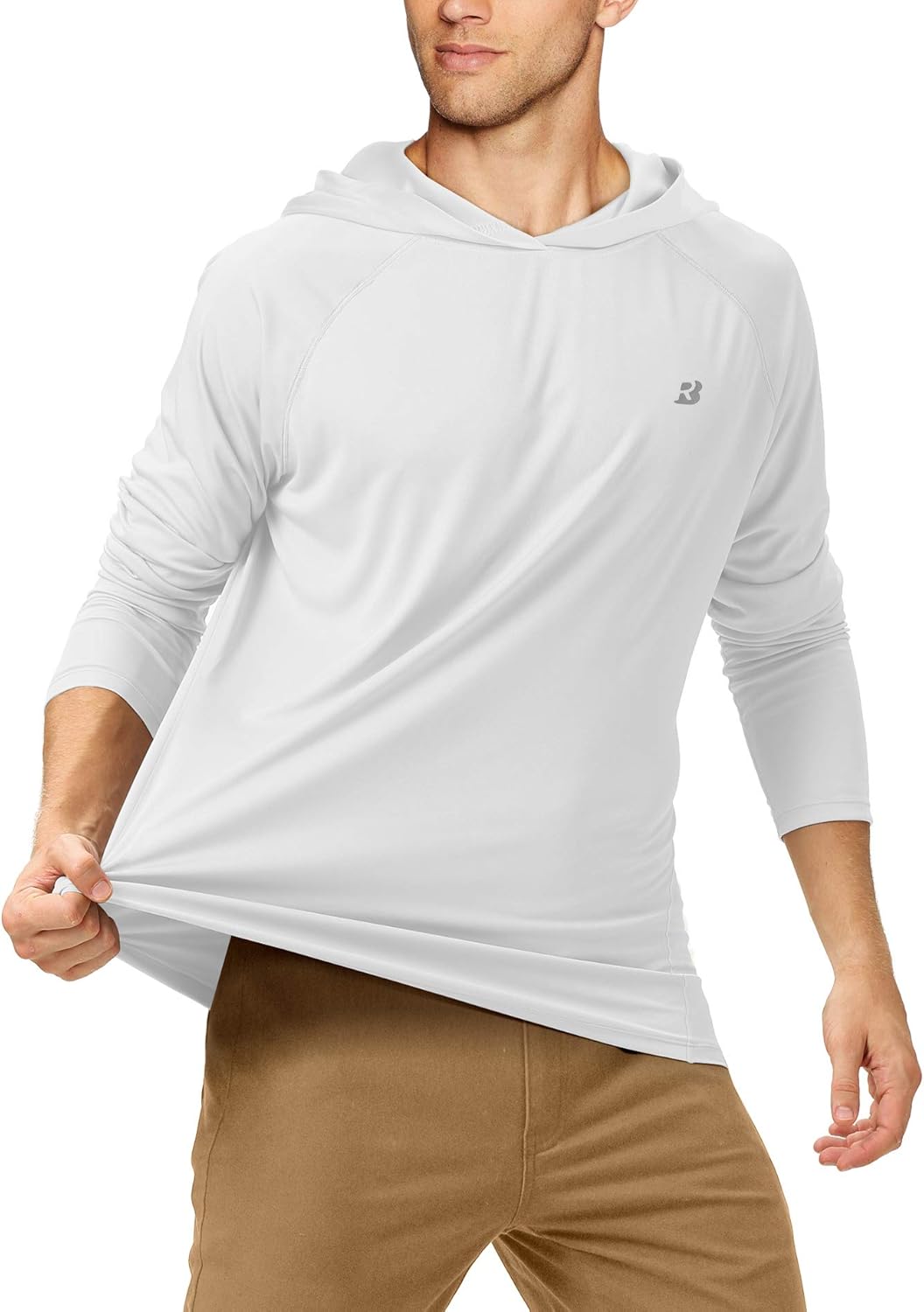 Roadbox Fishing Shirts for Men - UPF 50+ Long Sleeve UV Protection Hoodie | Ideal for Outdoor Activities