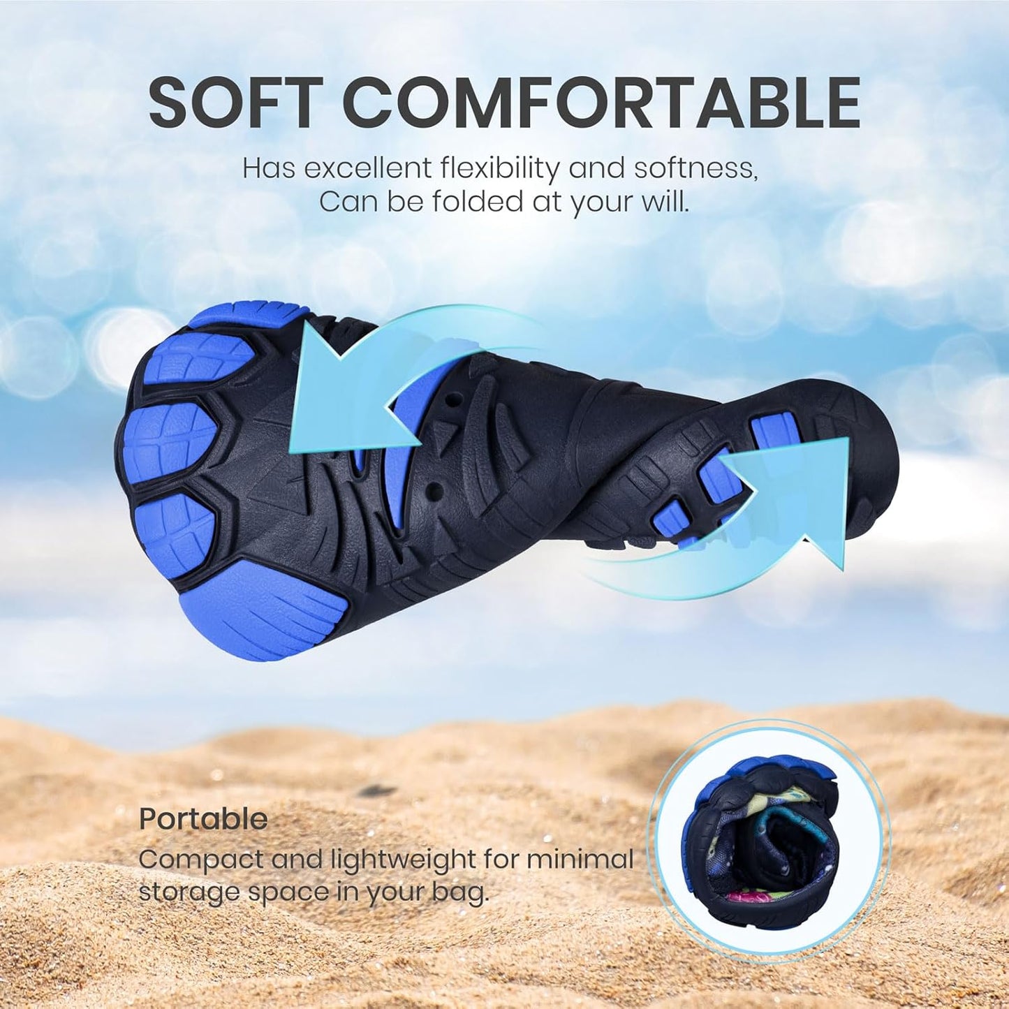 SEEKWAY Barefoot Water Shoes for Kids - Quick-Dry, Non-Slip Sand Shoes for Hiking, Swim & Beach | Toddler Sizes