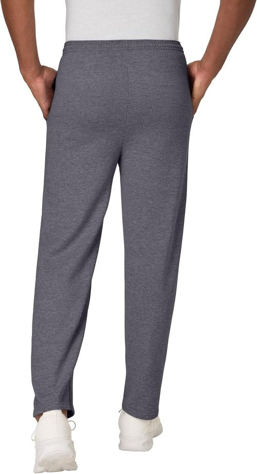Hanes EcoSmart Men's Sweatpants - Comfortable Athletic Lounge Pants with Pockets | Fleece Fabric