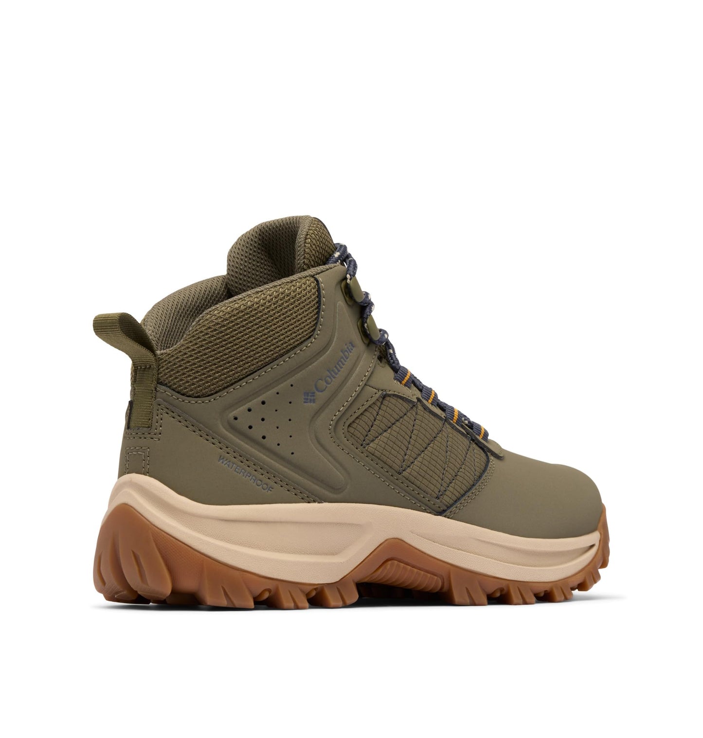 Columbia Womens Transverse Waterproof Hiking Boot, Stone Green/Raw Honey, 8