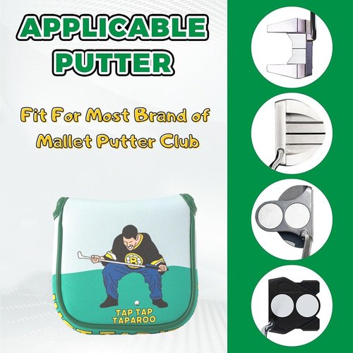 Funny Golf Putter Headcover, Perfect Golf Gift for Men and Women, Golf Accessories for Golfers - Tap Tap Taparoo