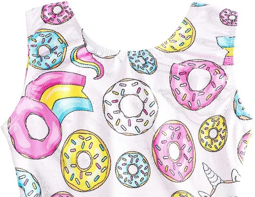 HOZIY Gymnastics Leotards for Girls - Sparkle Unicorn & Leopard Biketard Outfits | Toddler & Kids Sizes