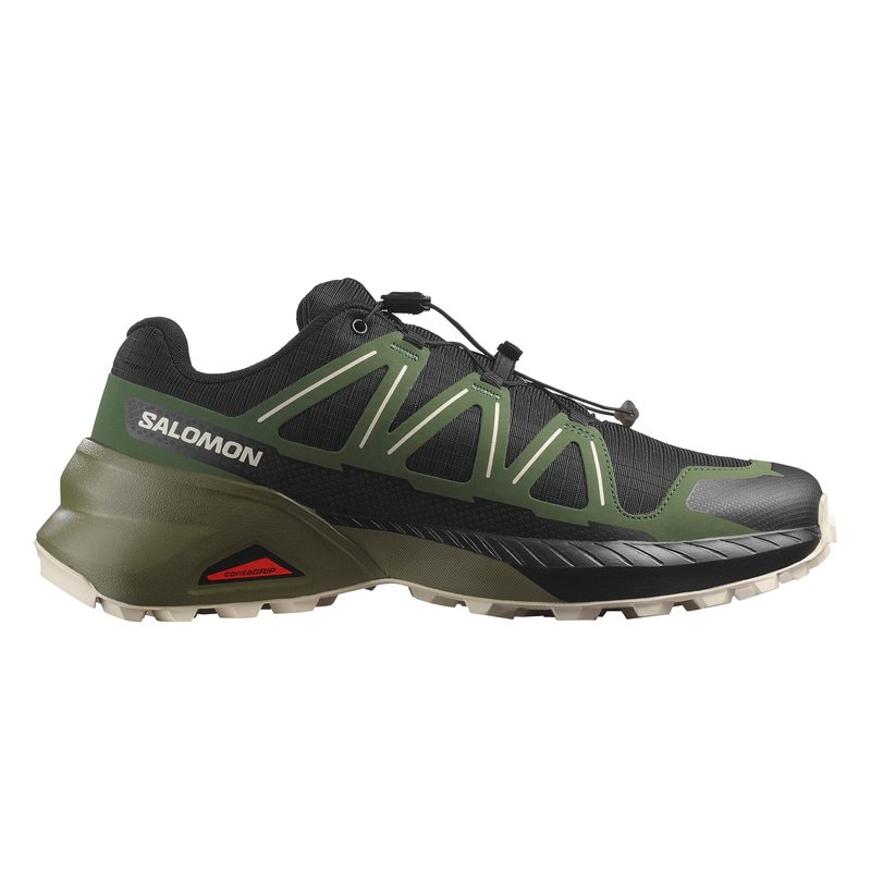 Salomon Men’s Speedcross Peak Trail Running Shoes - Black/Black Forest/Rainy Day - 12 Medium
