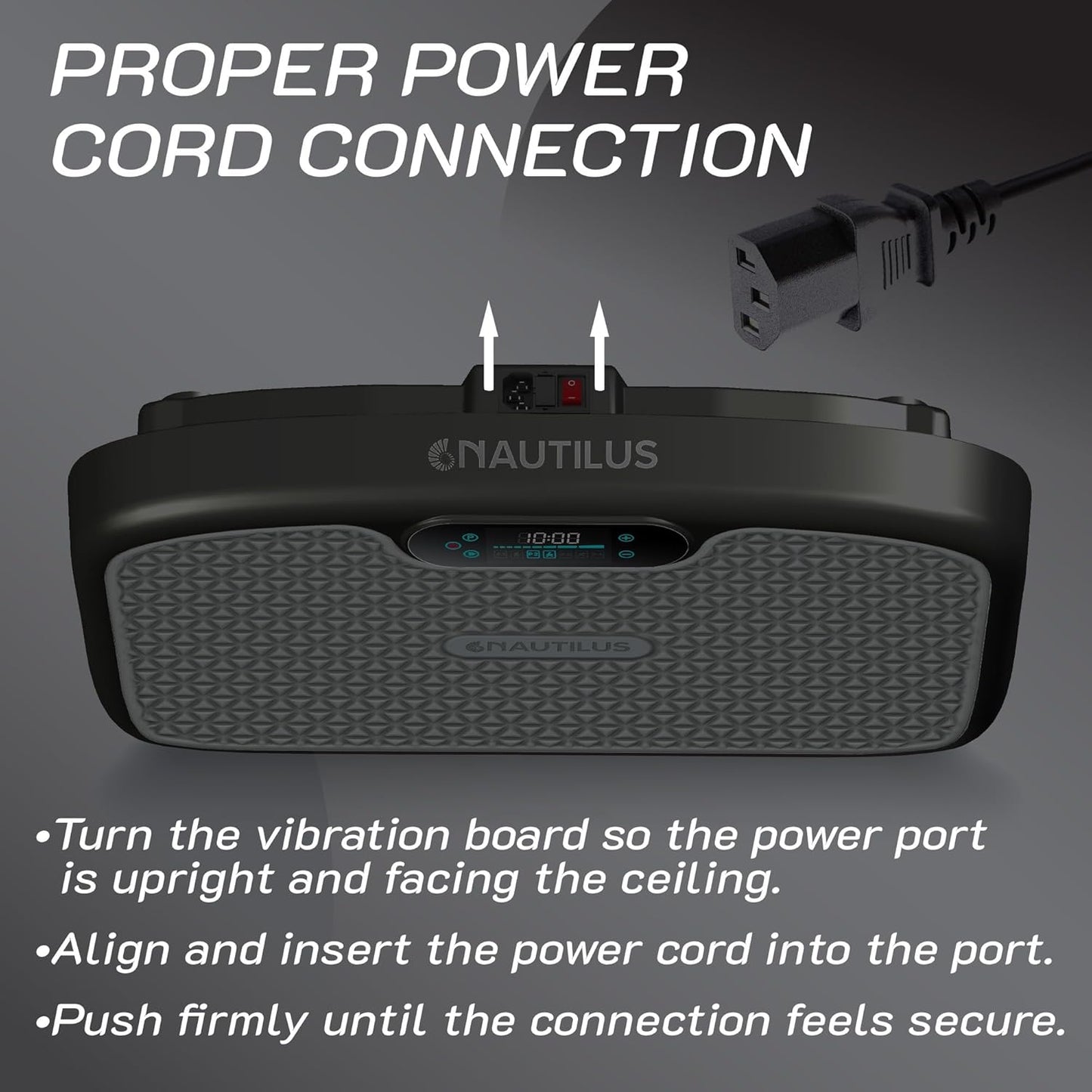 Nautilus Vibratone Pro Vibration Plate - Full Body Workout Machine for Muscle Activation & Fat Loss