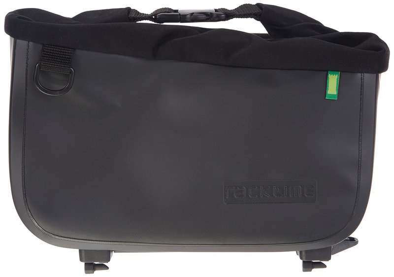 Racktime Unisex - Adult Yves Wd Pannier Rack Bag, Black, One Size