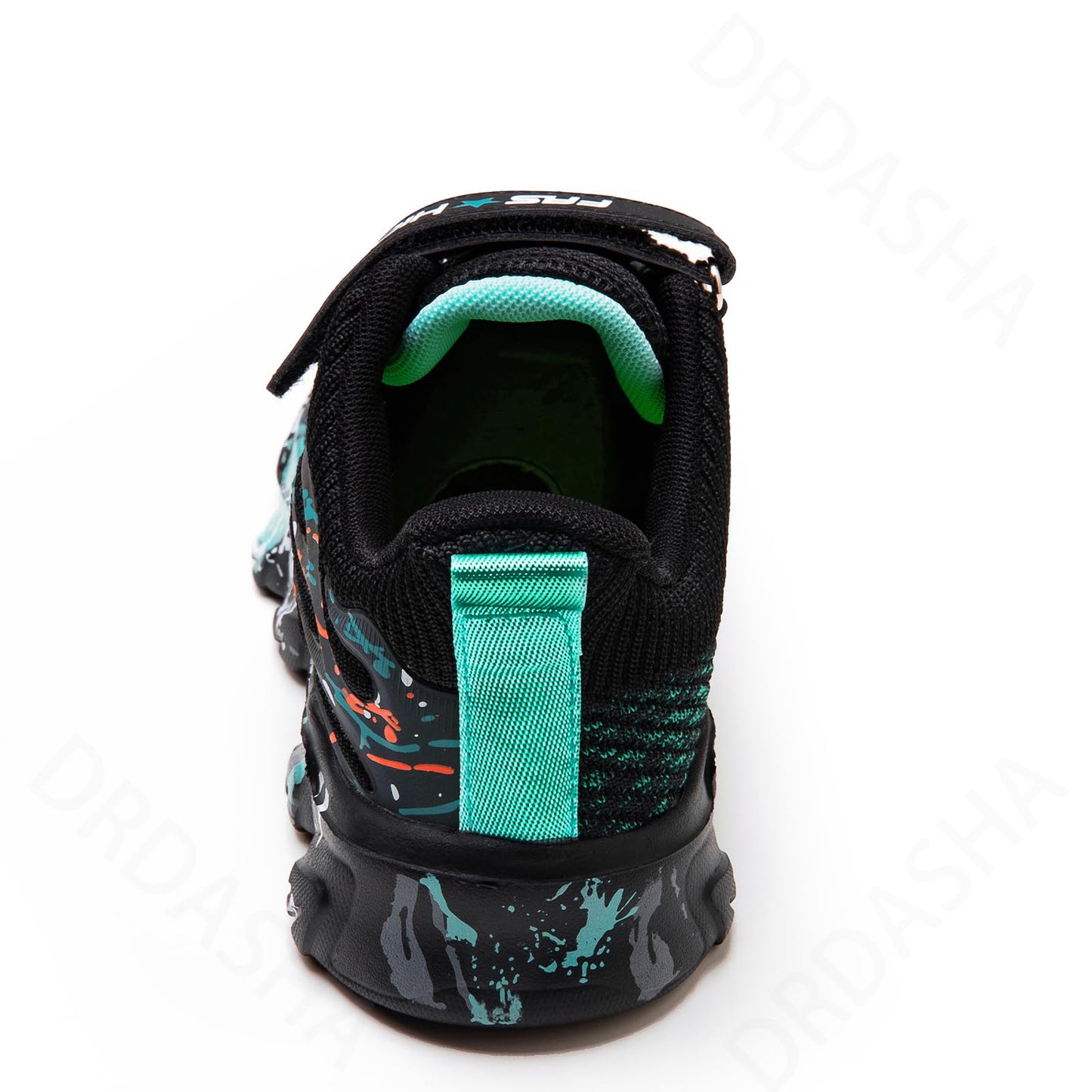 Kids Sneakers for Boys Girls Sports Tennis Breathable Walking Lightweight Running Kid Shoes Black-Blue