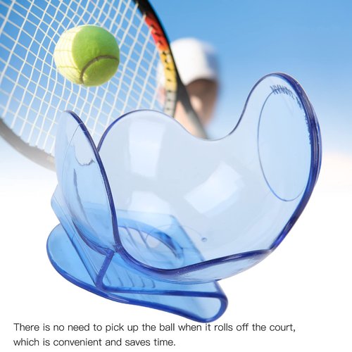 01 Tennis Ball Clip, Tennis Ball Waist Clip Holder Convenient and Saves Time Tennis Training Equipment Tennis Ball Accessories for Tennis Enthusiasts(Sky Blue)